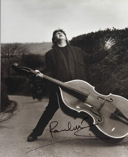 Beatles paul mccartney signed - beatles,