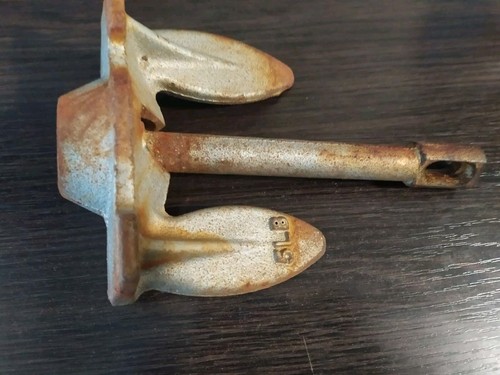 Vintage anchor for - , boat