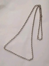 Sterling Silver Belcher Link Necklace 23" 8.3g. R5M