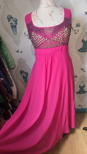 Beautiful pink gold sequin - pink,