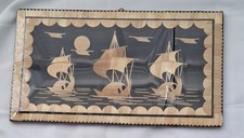 Vintage Bamboo Sailing Boat Picture