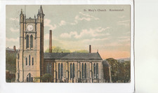 Vintage Postcard - St Mary's Church , Rawtenstall , Lancashire .