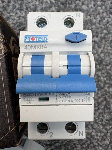 New proteus 40a double pole - proteus,