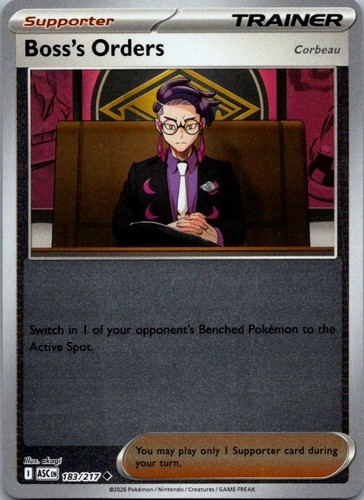 Boss orders corbeau - boss's,