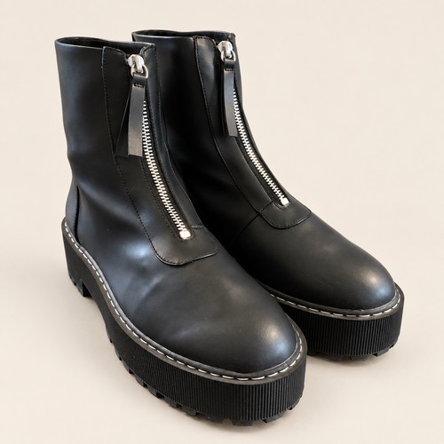 Divided black front zip - h&m,