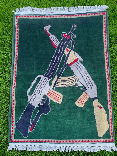 Afghan handmade history war - handmade,
