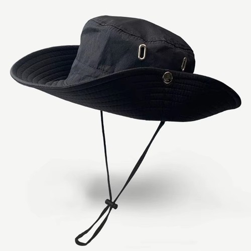 Mens wide brim bucket - brim, uv