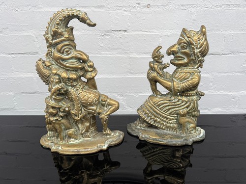 Victorian cast brass bronze - cast, &