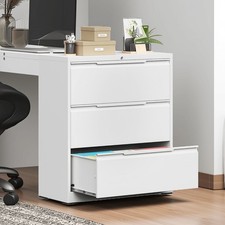 3-Drawer Metal Lateral File