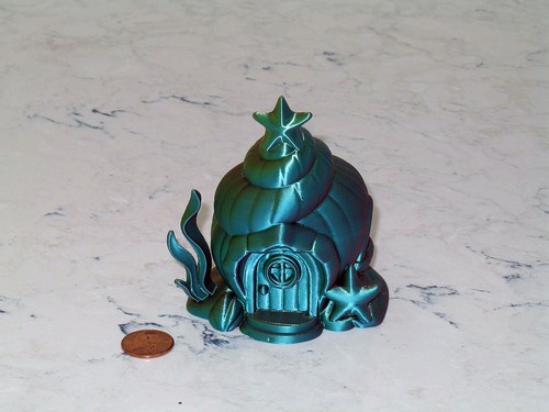 Printed seashell hobbit - 3d,