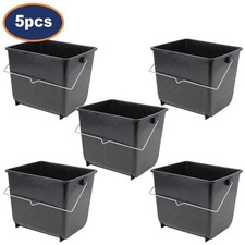 5 Pcs 5 Litres Black Paint