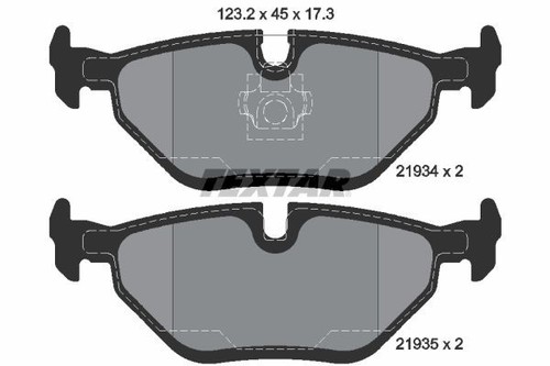 Fits textar 2193402 brake - fits,