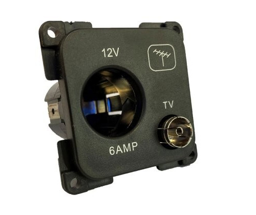 Line volt tv - &, socket