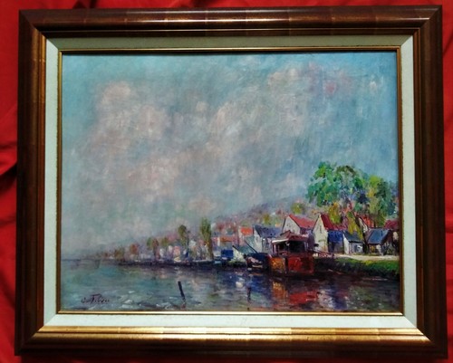 Stunning oil canvas by - stunning, on
