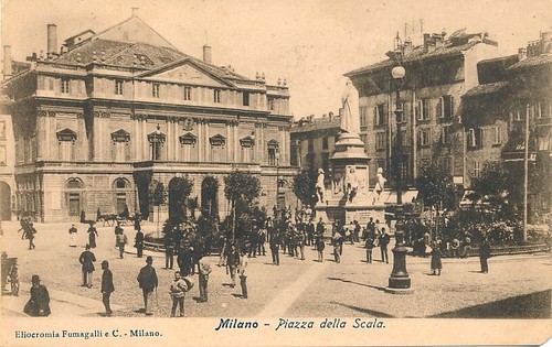 Landscape postcard lombardy - postcard,
