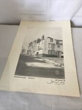THE OLD CURIOSITY SHOP BROADSTAIRS PICTURE PRINT SIGNED JRA SCOTNEY ‘83