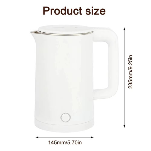 Electric kettle stainless - 2l,