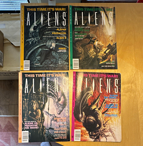 Aliens magazine lot 4 - lot, of
