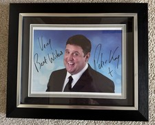Peter Kay Signed Framed Photo