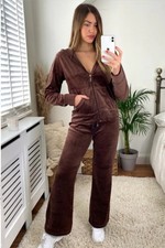 Ladies velour tracksuits - velour,