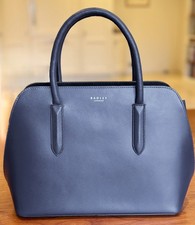 Radley  ziptop handbag - Navy Blue - with Protection Bag