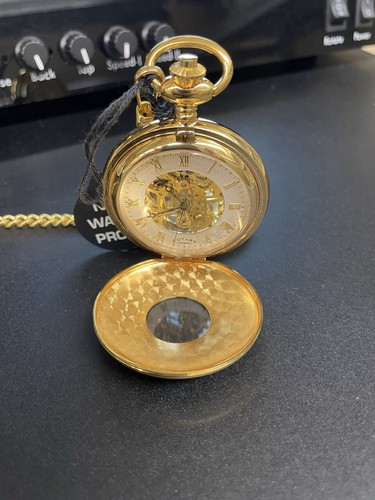Rotary mens pocket watch - watch., gold