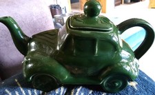 Vintage British Racing Green Price Kensington Potteries Classic Car Teapot New