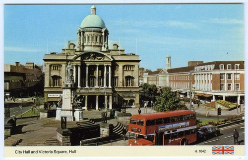 1970s dennis postcard - postcard, city