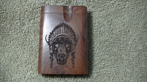Laser engraved buffalo with - laser,