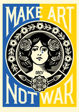 Make Art Not War Print
