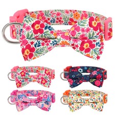 Fancy Floral Girl Dog Collar