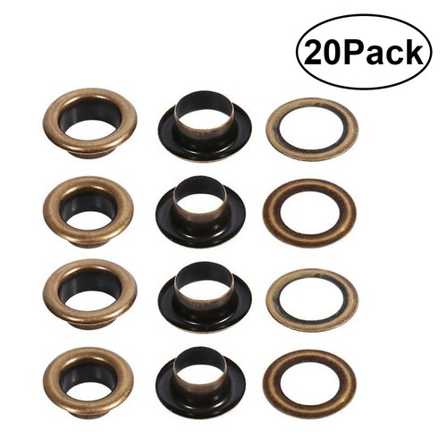 Metal shoe eyelets assorted - eyelets,