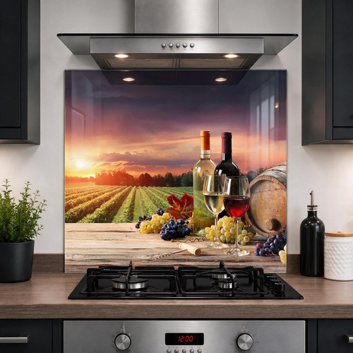 Printed glass kitchen - printed,