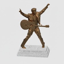 Elvis Presley bronze effect