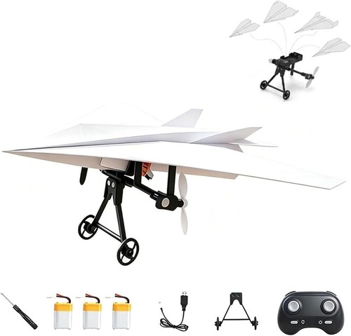 Paper airplane kit gyro - rc,