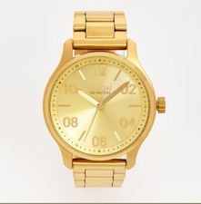 Nixon Gold Tone Patrol Watch