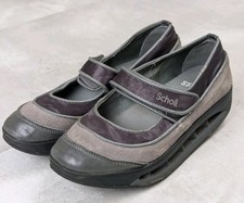 Dr. Scholl’s Starlit Ballerina Mary Jane Black Uk 7 EU 40 Orthopedic Hook & Loop