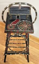 Antique Primitive Folk Art Log