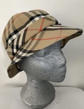 Burberry Vintage Women’s Classic Nova Check Bucket Hat Size S VGC