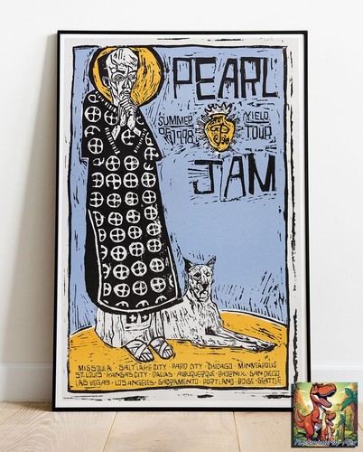 Pearl jam 1998 tour poster - pearl,