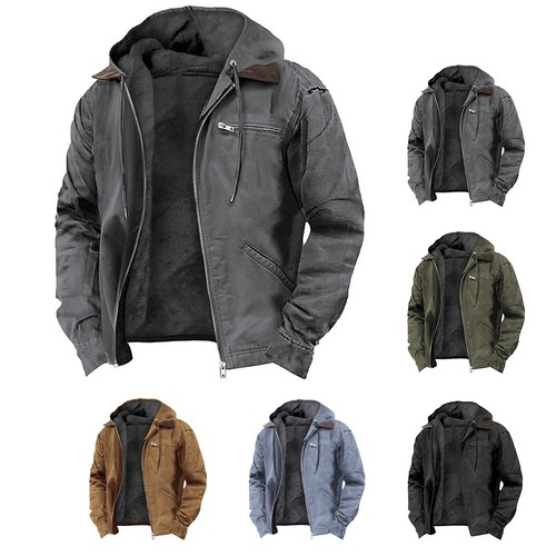 Hooded winter jacket outdoor - hooded,