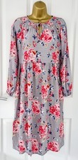 Cath Kidston Woman's Multi Floral Maxi Long Sleeved Dress Size 12