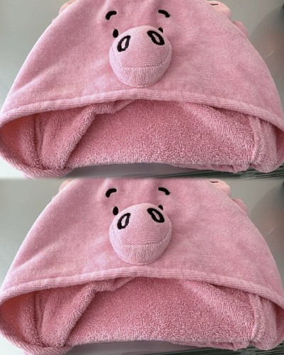 Percy pig towel kids large - percy,