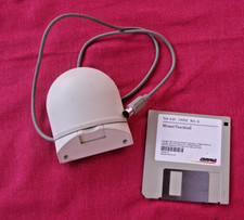 Vintage compaq Proliant Rack mouse/trackball + software, Clips on pullout rackKB