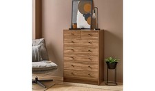 Malibu 7 Drawer Chest Walnut