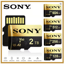 Micro SD Memory Card Class High Speed TF Flash 2TB 1TB 512GB 256GB 128GB 64GB UK