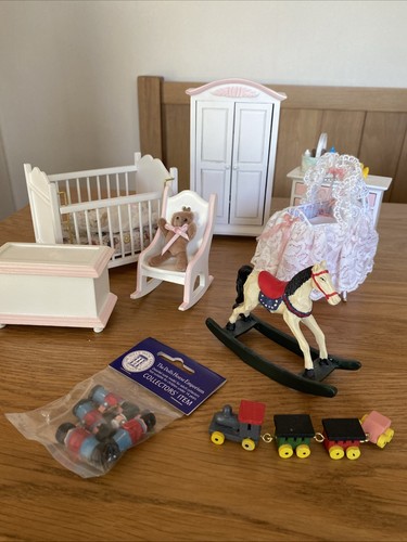 Dolls house nursery bedroom - house,