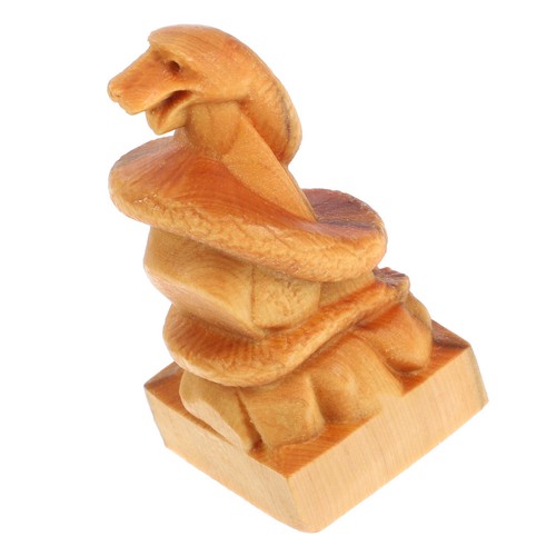 Small wooden snake craft - wooden,