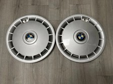 Original BMW E34 5-Series (1988–1992) Wheel Trims X2 OEM Good Condition