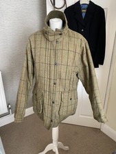 Hunter Ladies Tweed Wool Shooting Jacket -immaculate Condition Size L(14-16)